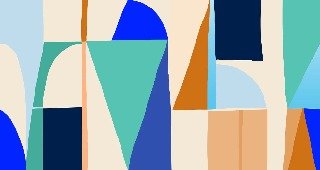 Vibrant Memphis wallpaper