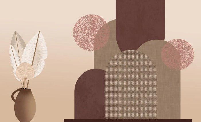 Panoramic wallpaper Art design