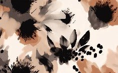 Hypnotic flower wallpaper