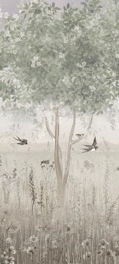 Panoramic clearing wallpaper