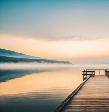 Papier peint photo vue lac, XXL, tendance