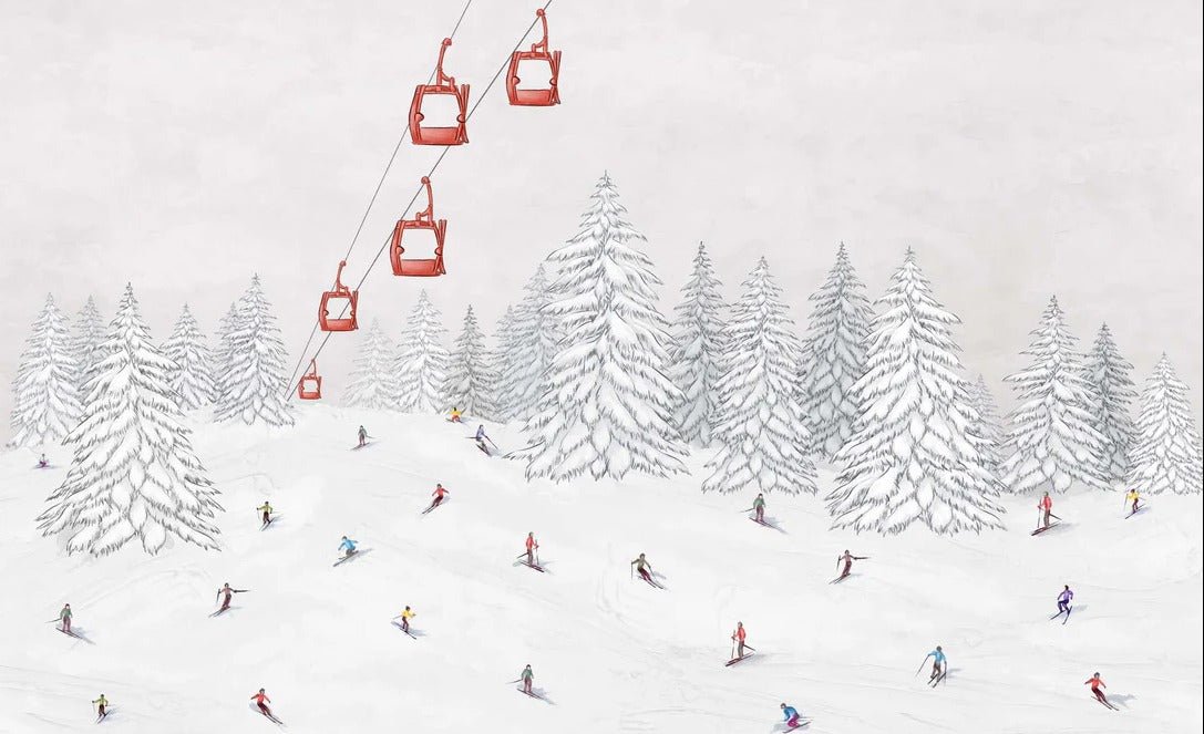 Colorful gondola wallpaper