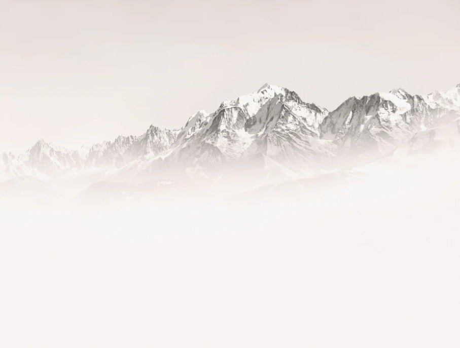 Misty morning wallpaper Mont Blanc