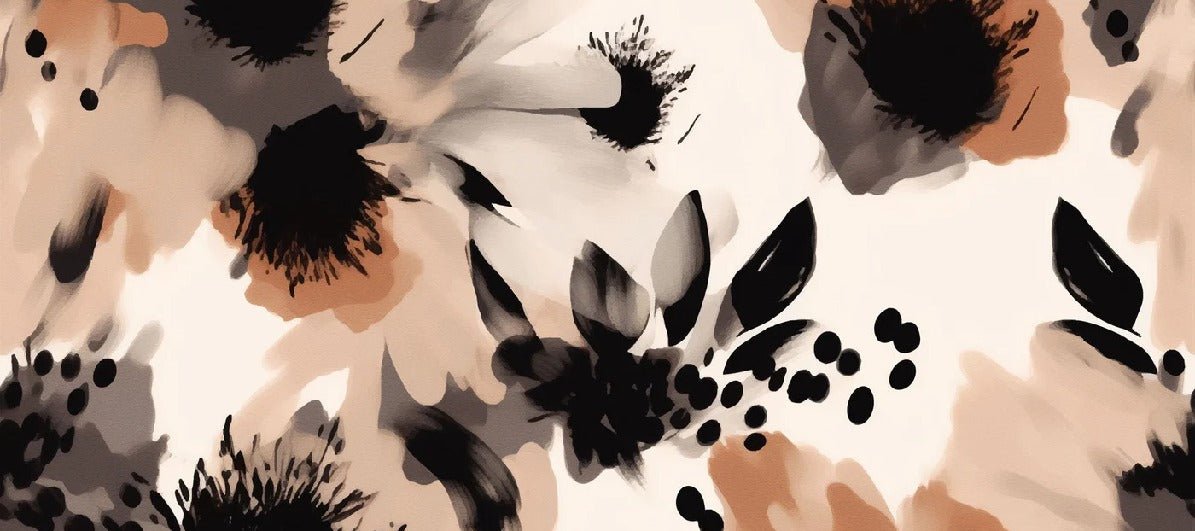 Hypnotic flower wallpaper