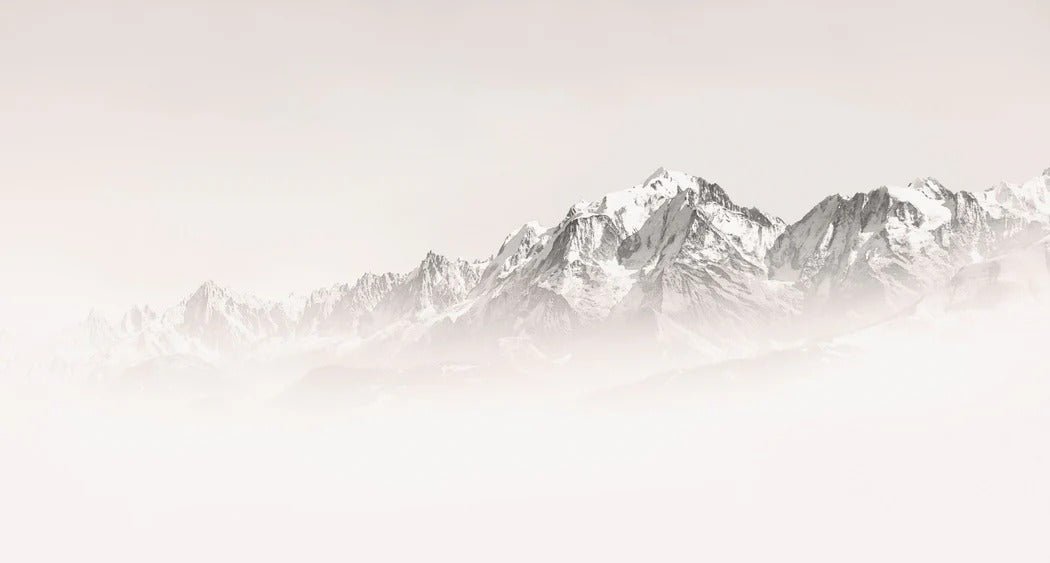 Misty morning wallpaper Mont Blanc