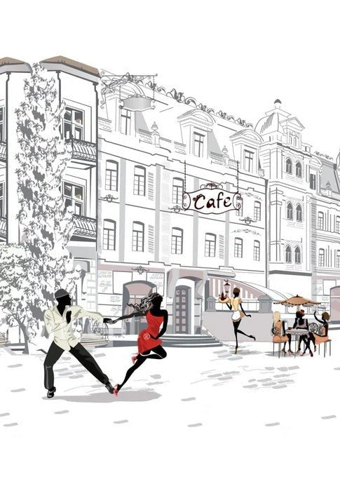 Wallpaper restaurant balade parisienne