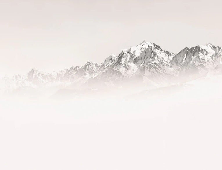 Misty morning wallpaper Mont Blanc