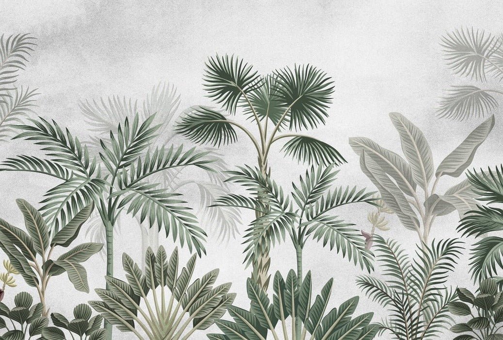 Exotic tree jungle wallpaper