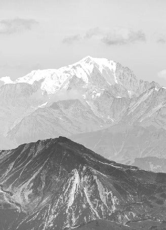 Aravis sky mountain bathroom wallpaper