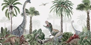 Dinosaur parade wallpaper