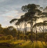 Italian historical landscape wallpaper