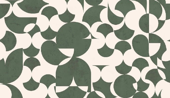 Retro graphic green wallpaper