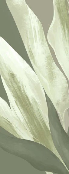 Green fabric wallpaper