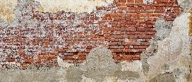 Broken brick bistro wallpaper