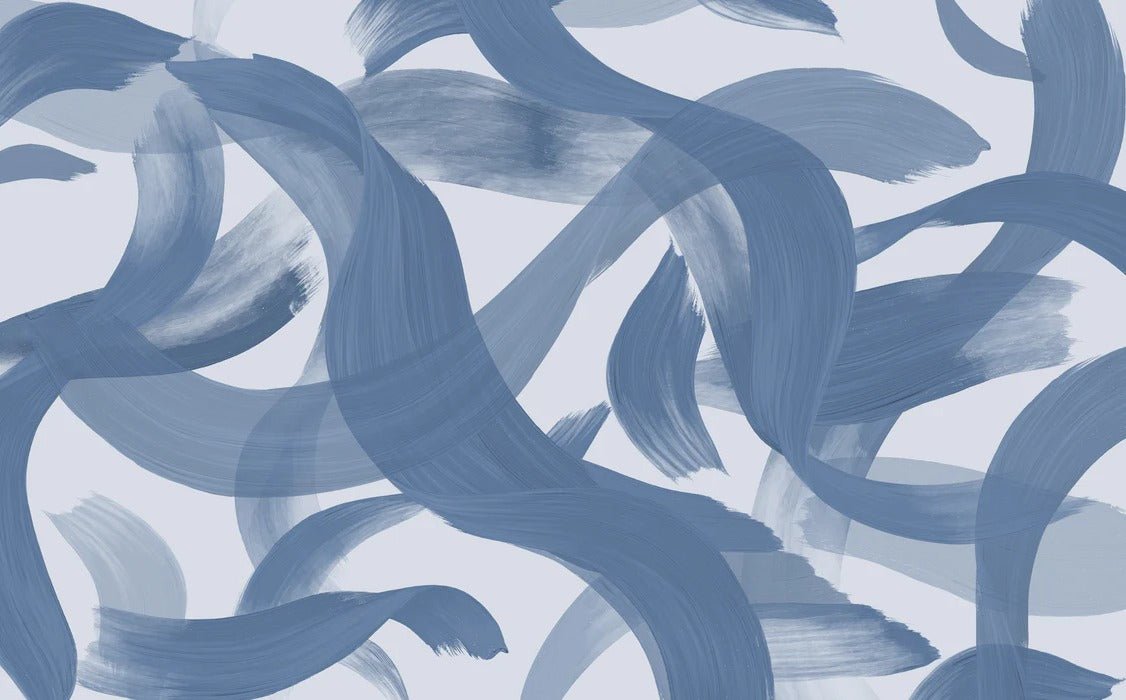 Contemporary wallpaper – Vibrant blue