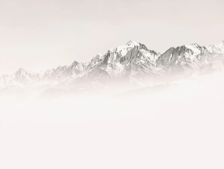Misty morning wallpaper Mont Blanc