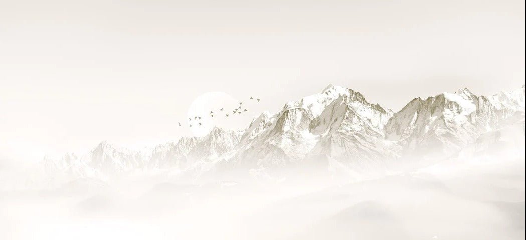 Misty morning wallpaper Mont Blanc