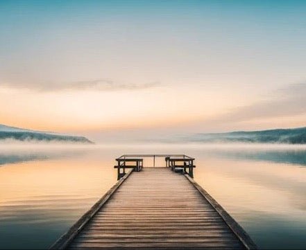 Photo wallpaper lake view