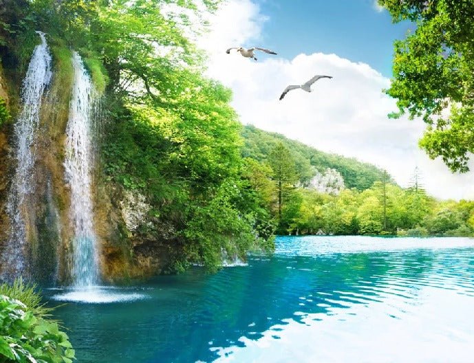 Cascade relaxation wallpaper