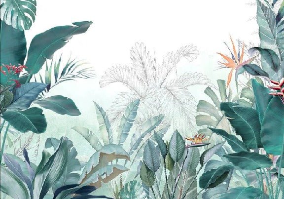 Quintessence tropical panoramic wallpaper