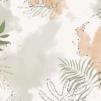 Papier peint panoramique aquarelle végétale, XXL, tendance