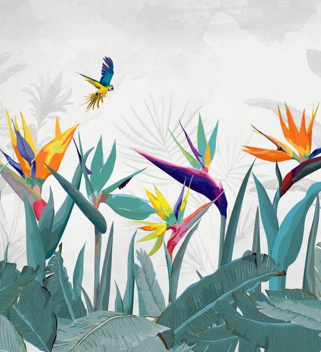 Panoramic exotic balata wallpaper