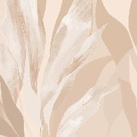 Beige floral wallpaper