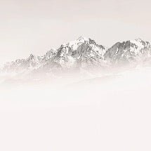 Misty morning wallpaper Mont Blanc