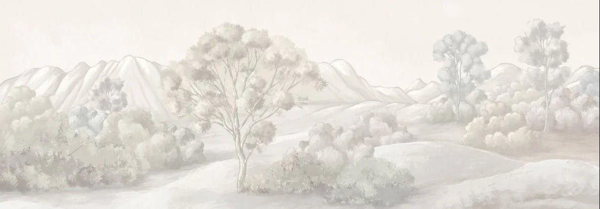 Poetic sepia landscape wallpaper