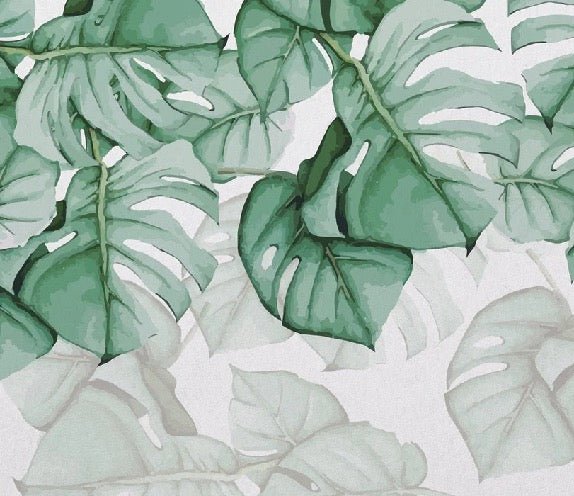 Large Leaf & Scandinave wallpaper