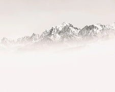 Papier peint matin brumeux Mont Blanc, XXL, tendance