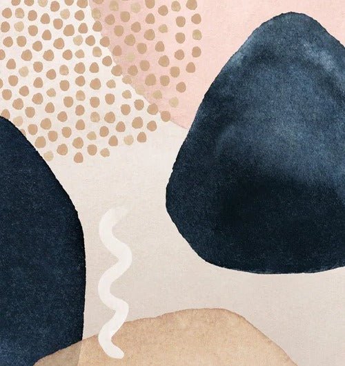 Panoramic blush wallpaper