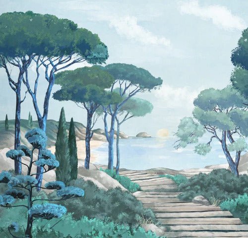 Wallpaper stroll in the calanques