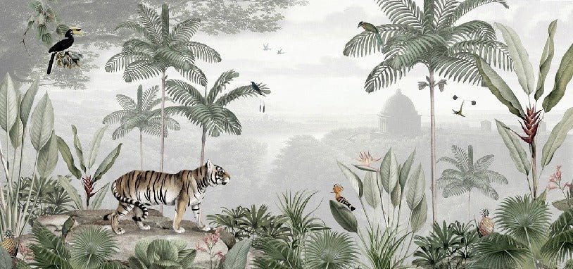 Cat jungle wallpaper