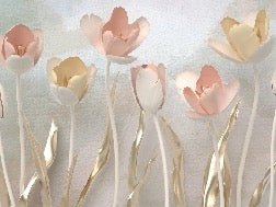 3D Tulips Panoramic Wallpaper