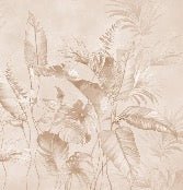 Elegant jungle powder wallpaper