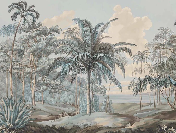 Bluish Celebes landscape wallpaper