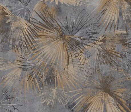 Panoramic palm vintage wallpaper