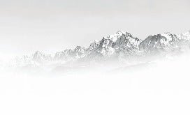 Mont Blanc in the mist black and white wallpaper