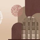 Art design panoramic wallpaper