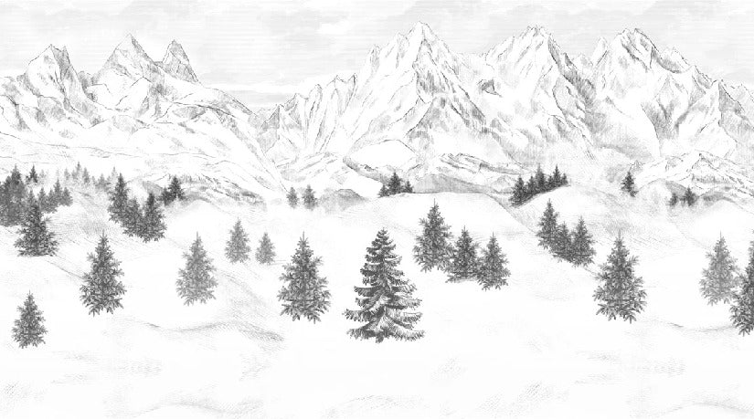 Papier peint Aiguilles d'Arves, XXL, tendance