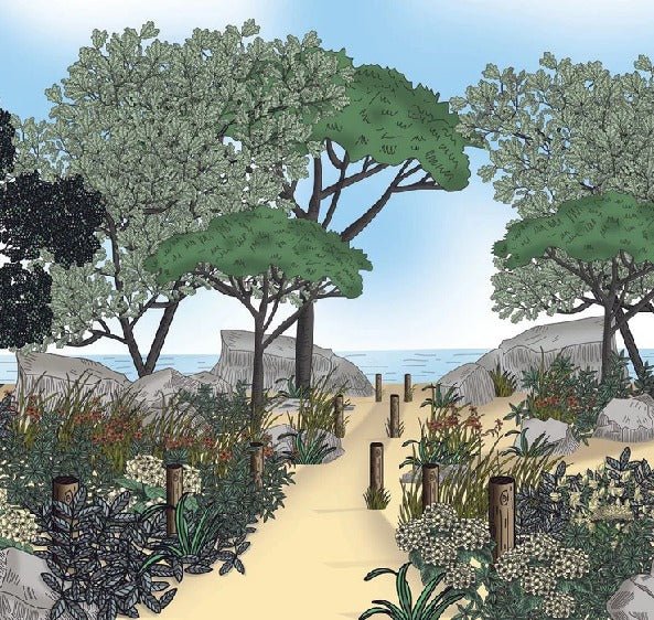 Landscape wallpaper France seaside