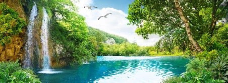 Cascade relaxation wallpaper