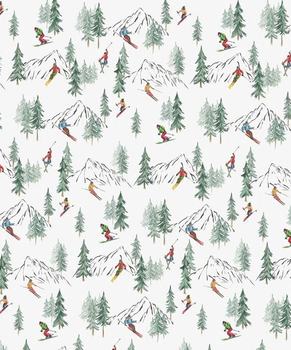 Alpine glides wallpaper