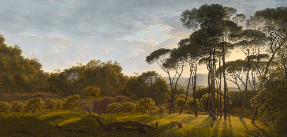 Italian historical landscape wallpaper