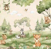 Baby wallpaper plush animals