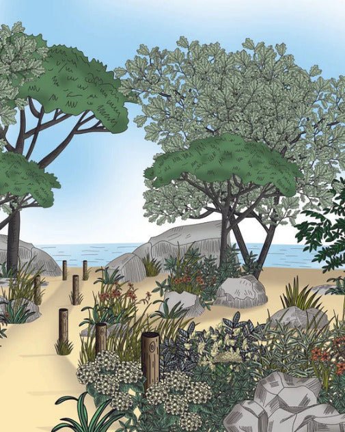 Landscape wallpaper France seaside