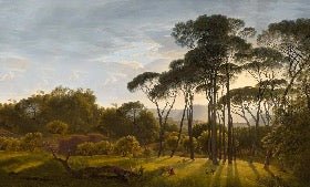 Italian historical landscape wallpaper