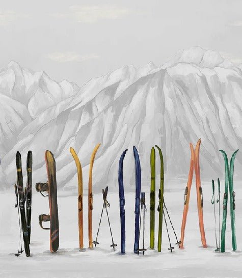 Ski wallpaper in Courchevel