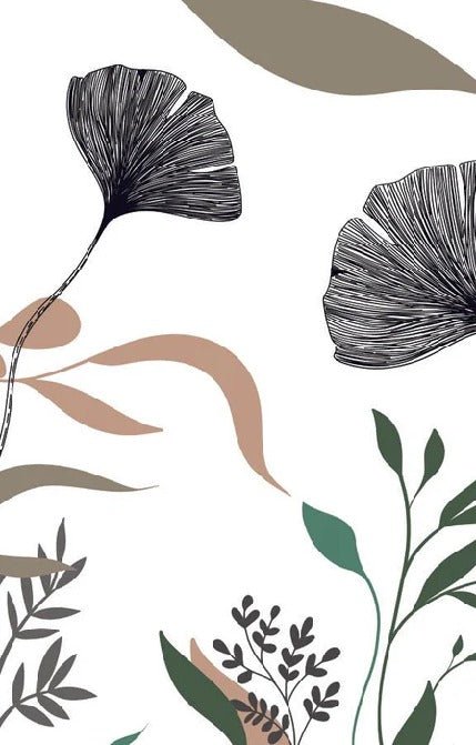 Ginkgo floral artist wallpaper